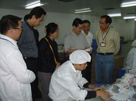 省領(lǐng)導(dǎo)、市領(lǐng)導(dǎo)來我司進(jìn)行視察、指導(dǎo)